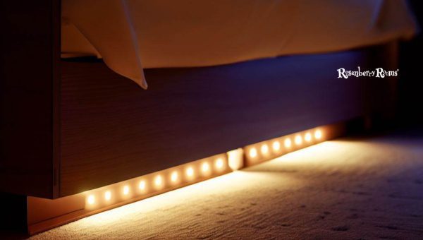 Installable Under Bed LED Lights for Added Visibility and Accessibility