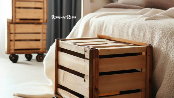 Rolling Wooden Crates