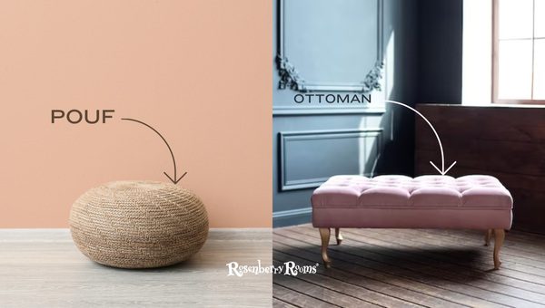 What's the Difference Between a Pouf and an Ottoman?