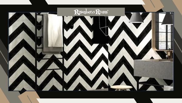 Black and White Geometric Wallpaper