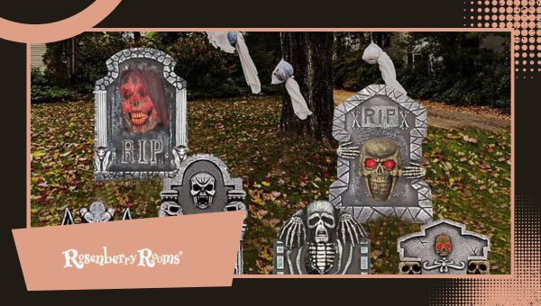 Halloween Tombstone Path Markers