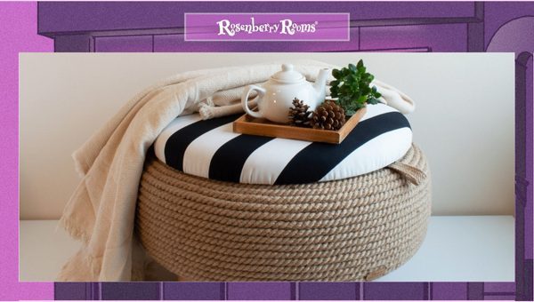 Upcycled Tire Ottoman
