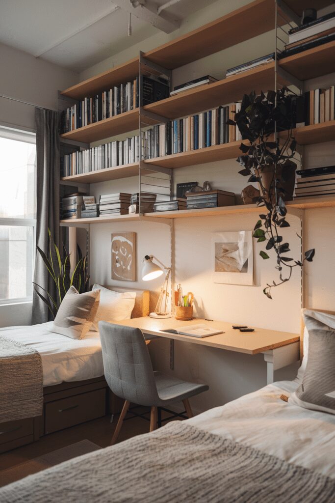25+ Stylish Ways to Fit 2 Beds in 1 Room 18 0010 2 a photo of a sleep and study sanctuary w L81 1TIcR1O yUFQ1ow4rQ a3L7wUHESrW77T8yOQh2lw cover 1