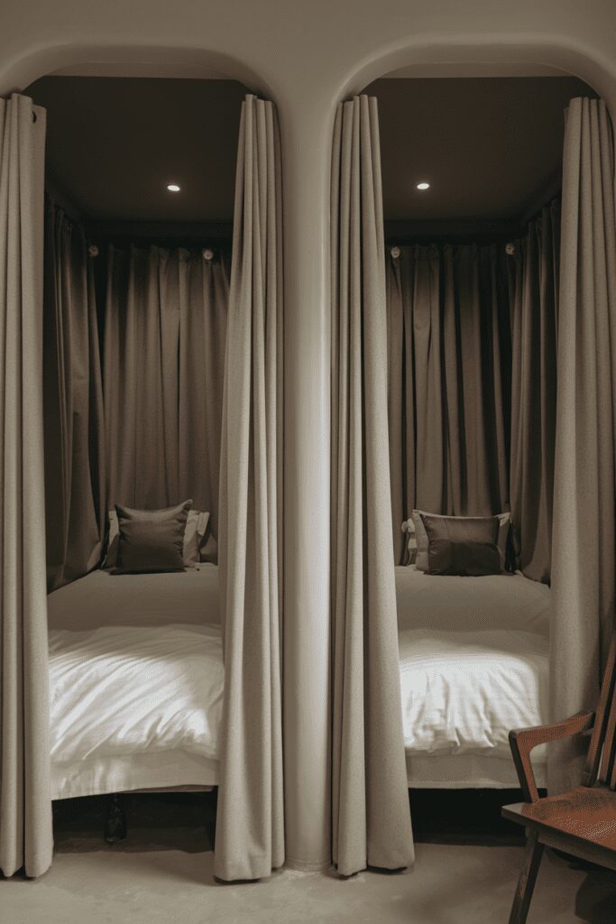 25+ Stylish Ways to Fit 2 Beds in 1 Room 7 0021 4 a photo of a shared room with two beds s weukI8UCRtusbGpLPoAMjA N4GwI Qqil8l3BBfTgUg 1