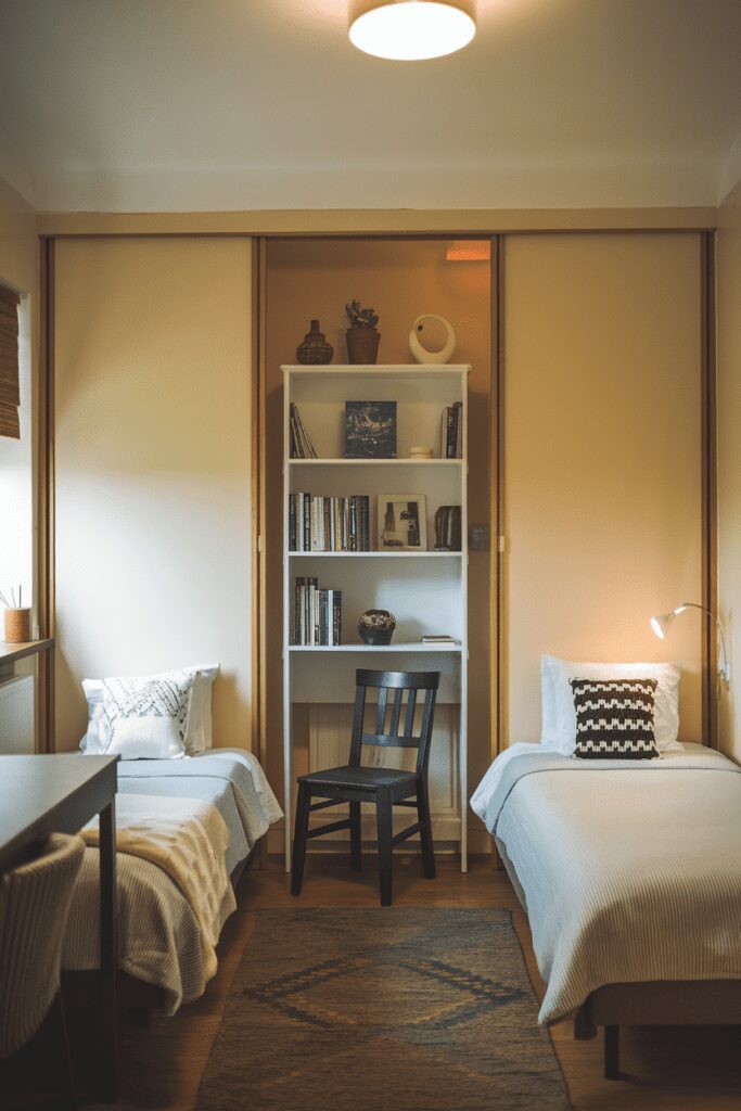 25+ Stylish Ways to Fit 2 Beds in 1 Room 3 0025 3 a photo of a shared room with two beds s aKOpkGjwRNO5co68xTesIQ 4DoRO7p7SaqVjPwXYOq1uQ 1