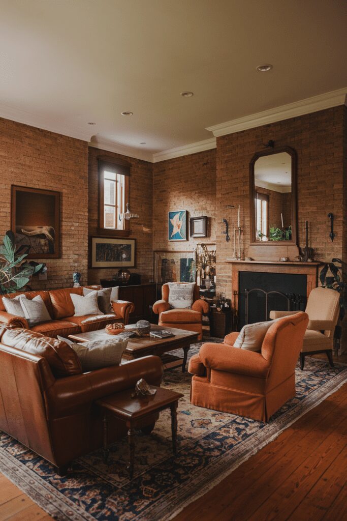 15+ Cozy Traditional Living Room Ideas | Inspiring Designs 13 Cozy Traditional Living Room Ideas: Warm Hues and Traditional Artwork