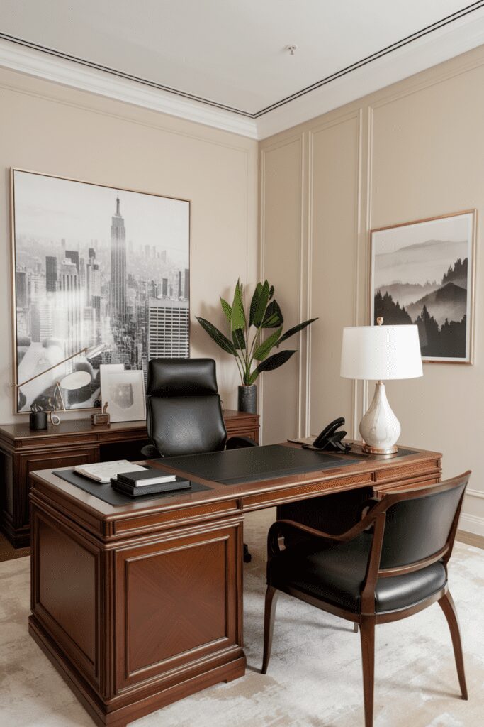 10+ Men's Home Office Room Ideas | Modern Setup Guide 9 Men's Home Office Room Ideas: Luxurious Executive Office