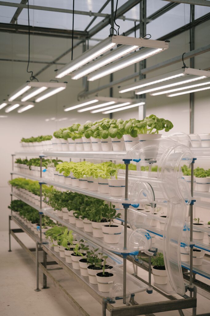 20+ Greenhouse Interior Ideas | Refreshing Designs & Concept 21 Greenhouse Interior Ideas: Hydroponic System for Soil-Free Cultivation