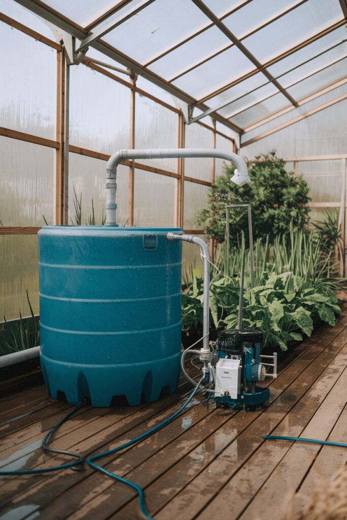 20+ Greenhouse Interior Ideas | Refreshing Designs & Concept 18 Greenhouse Interior Ideas: Rainwater Harvesting System for Irrigation