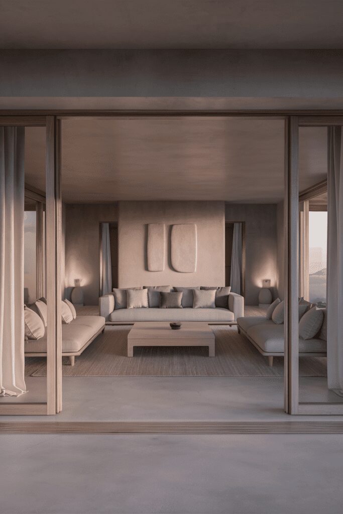 25+ 80s Luxury Interior Ideas - Picture Retro Opulence 27 80s Luxury Interior Ideas: Zen Retreat with Minimalist Serenity