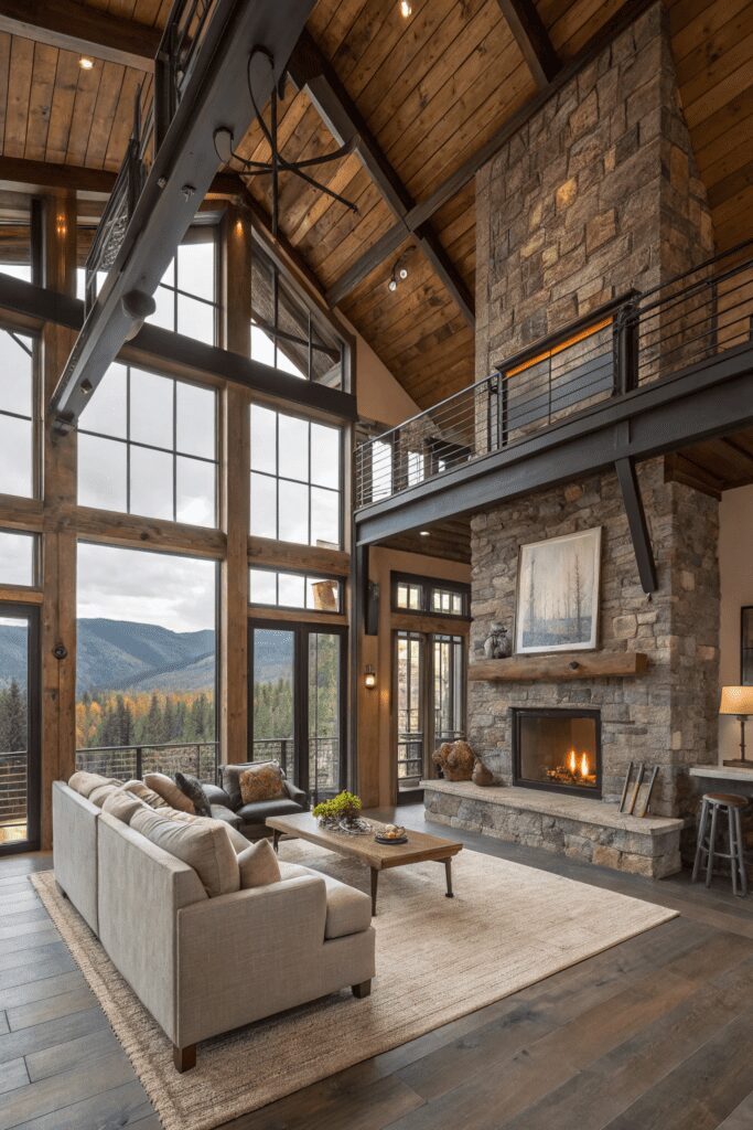 30+ Mountain Modern Home Interior Ideas | Explore Fresh Trends 5 Industrial Touches for Modern Sophistication Mountain Modern Home Interior Ideas