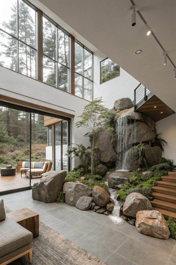 30+ Mountain Modern Home Interior Ideas | Explore Fresh Trends 9 Mountain Modern Home Interior Ideas: Natural Elements as Statement Décor
