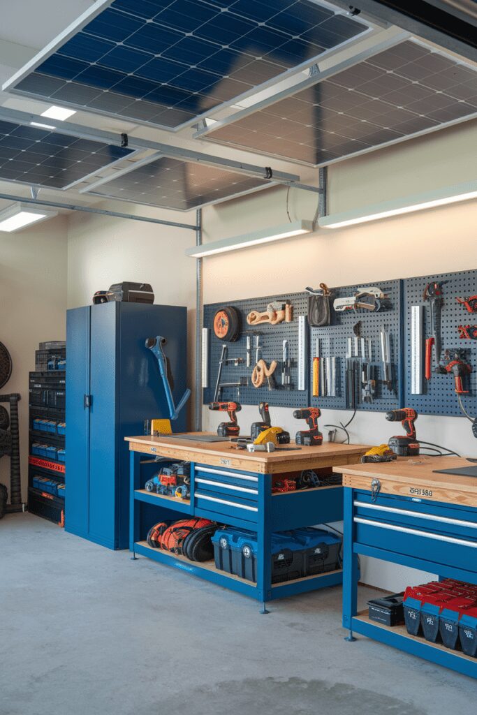 30+ Garage Workshop Layouts Ideas That Will Blow Your Mind! 24 Garage Workshop Layouts Ideas: The Solar-Powered Workshop