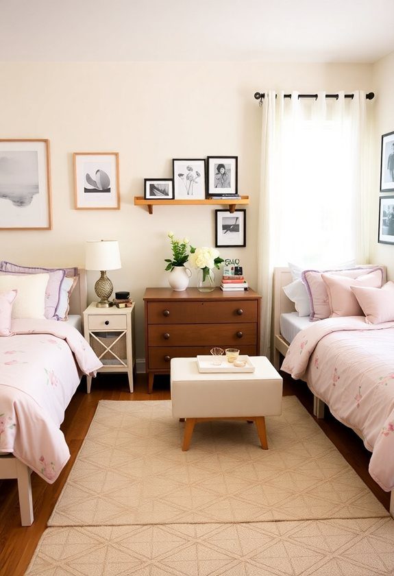 10+ Adorable Room Ideas You’ll Want to Copy ASAP! 2 Adorable Room Ideas: Sisterly Chic Bedroom