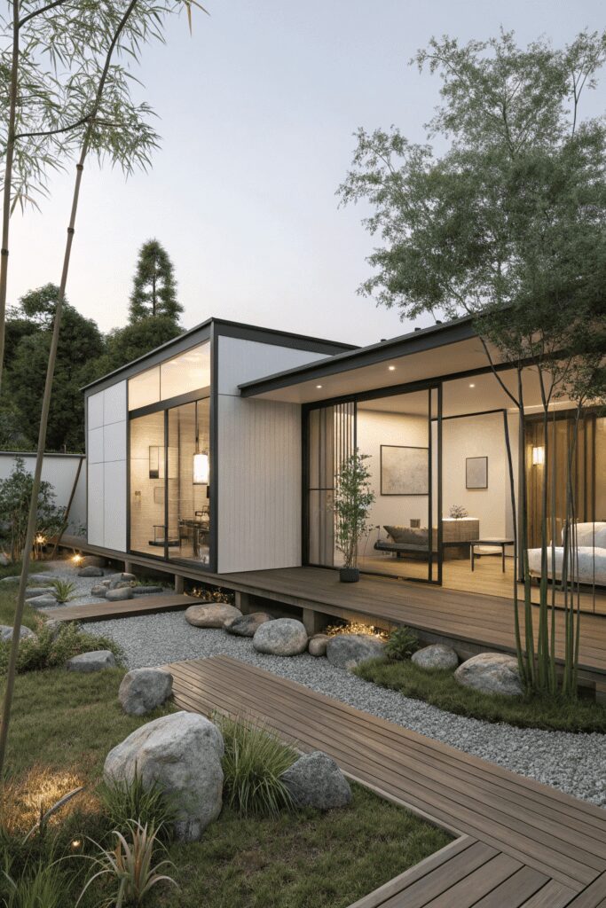 10+ Stunning Singlewide Mobile Home Ideas You Need to See 11 Singlewide Mobile Home Ideas: 11. Japanese-Inspired Minimalist Zen Home