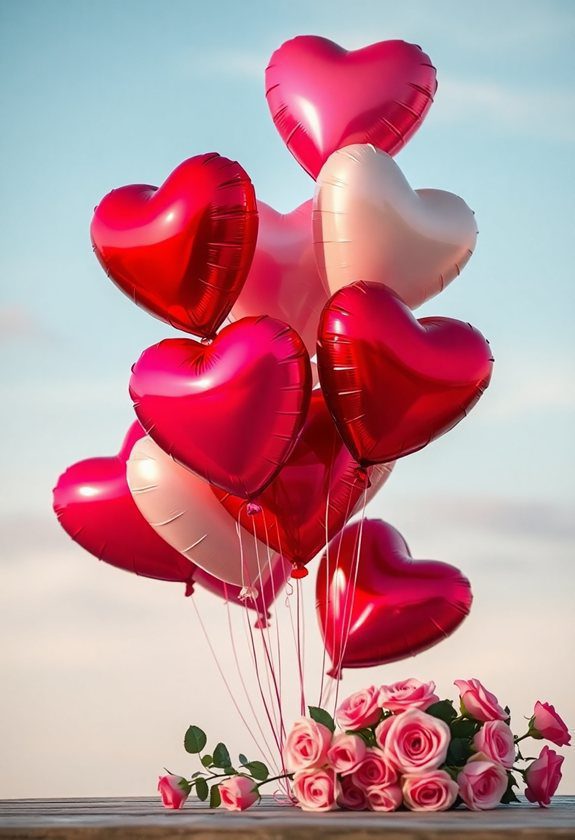35+ Valentine's Day Painting Ideas to Spark Your Partner 16  Valentine's Day Painting Ideas: Heart Shaped Balloons