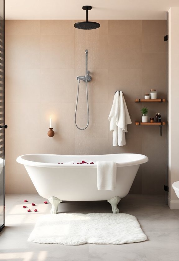 10+ Romantic Bedroom for Couples to Fall in Love All Over Again! 10 Couples Bedroom Ideas: Calming Bathroom Oasis