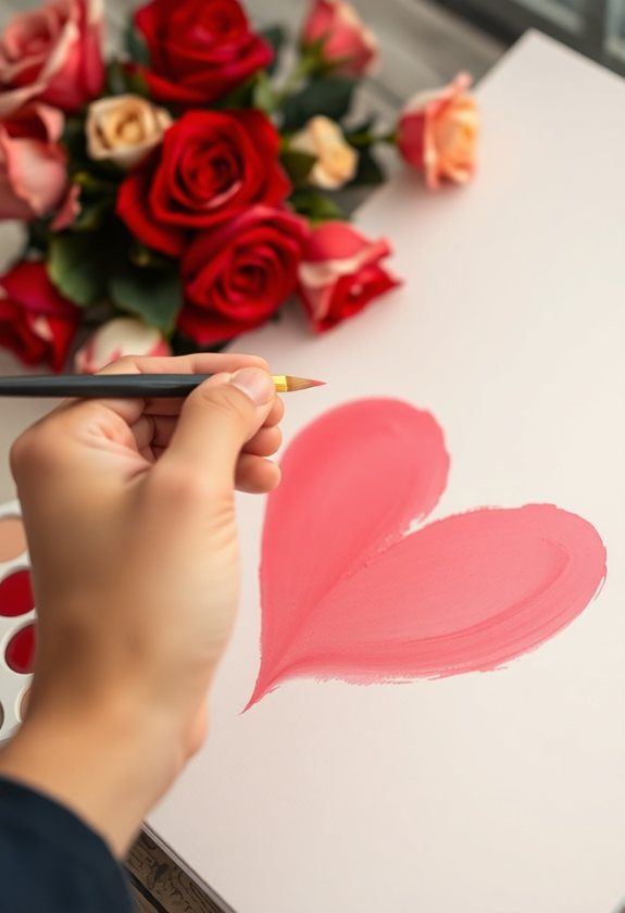 35+ Valentine's Day Painting Ideas to Spark Your Partner 29  Valentine's Day Painting Ideas: Heartfelt Message