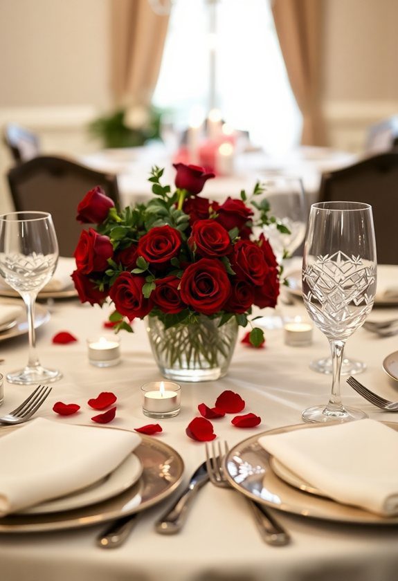 45+ Dreamy Valentine’s Day Tablescapes for a Perfect Night 27 Valentine’s Day Tablescape Ideas: Intimate Dinner Setting