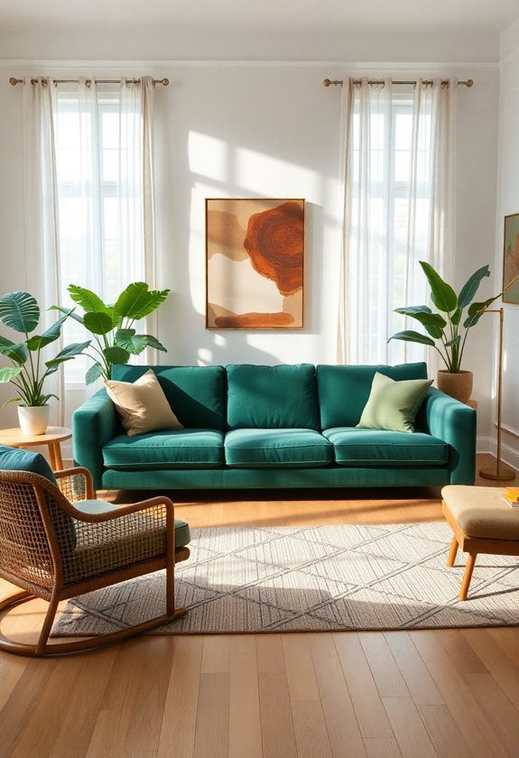 14 Green Sofa Inspiration That Will Wow Your Guests! 8 Green Sofa Ideas: Jade Green Sofas for an Exotic Vibe