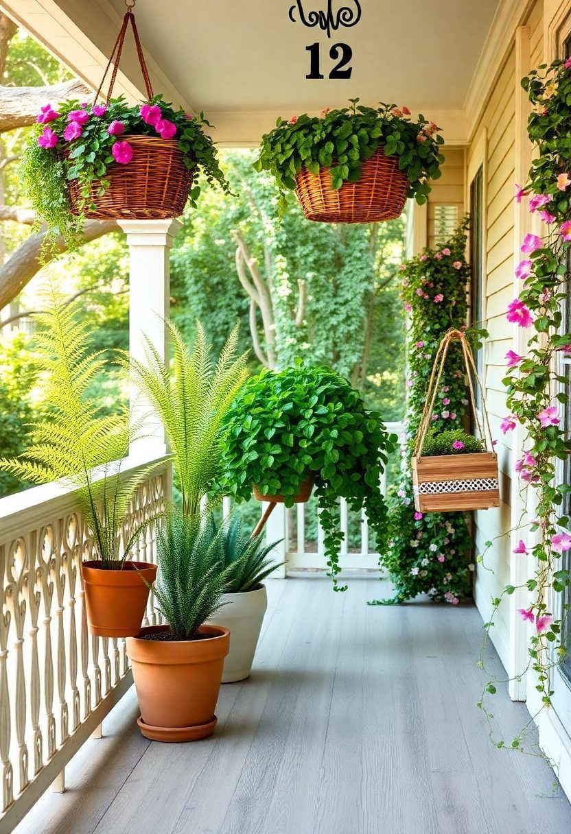 15 Genius Small Front Porch Decorating Ideas - Explore More! 3 Small Front Porch Decorating Ideas: Bringing in Greenery for a Lush Look