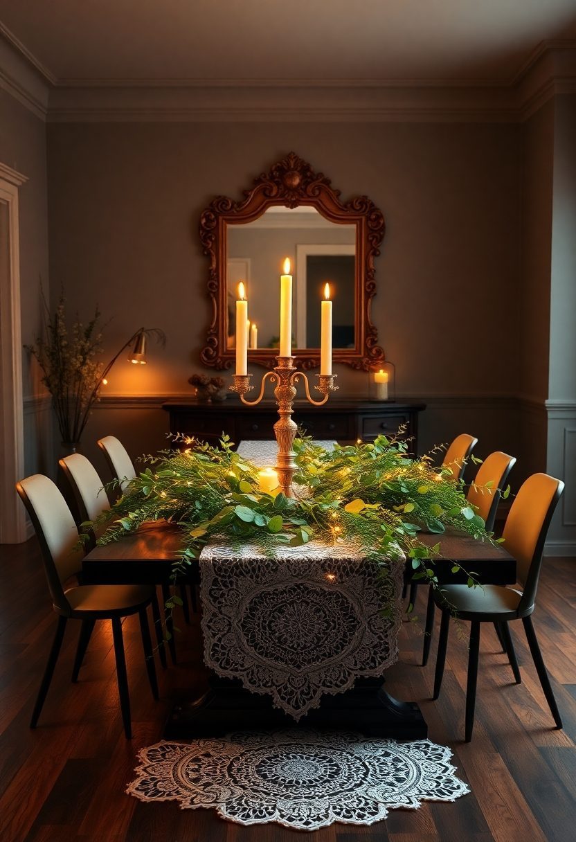 15 Dining Table Style Ideas - That’ll Wow Your Guests! 15 Dining Table Ideas: Setting The Mood With Candles And Fairy Lights