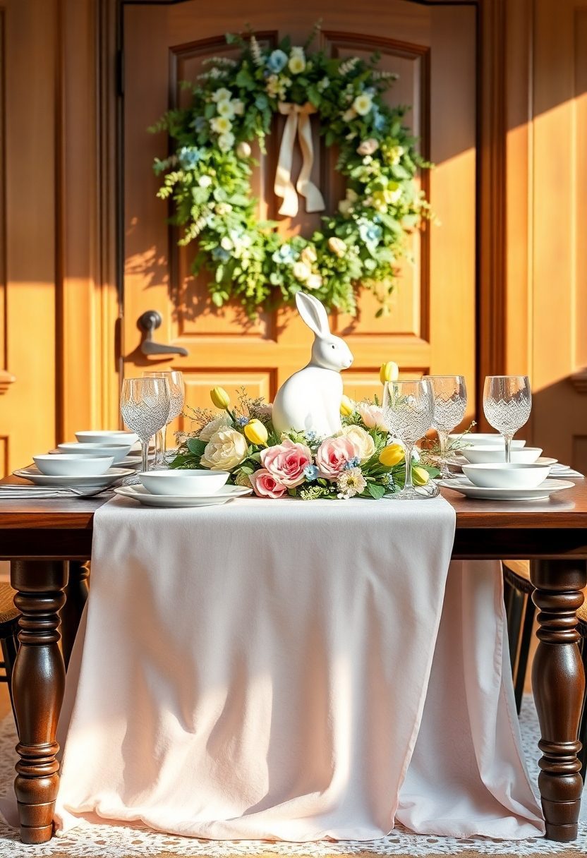 15 Easy & Stunning Spring Tablescapes Ideas to Impress! 5 Spring Tablescapes Ideas: Elegant Easter Dining Settings