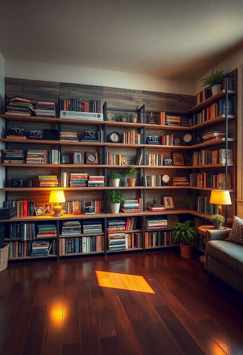 Wall Bookshelf Living Room Ideas: DIY Full Wall Bookshelf On A Budget