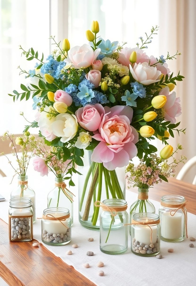 15 Easy & Stunning Spring Tablescapes Ideas to Impress! 6 Spring Tablescapes Ideas: DIY Spring Centerpiece Ideas