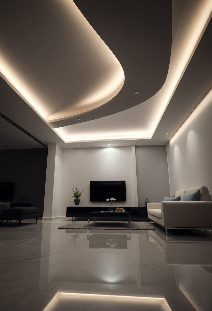 10 Stunning Minimal False Ceiling Design Ideas You’ll Love! 10 Minimal False Ceiling Designs: Luxurious Lighting Effects