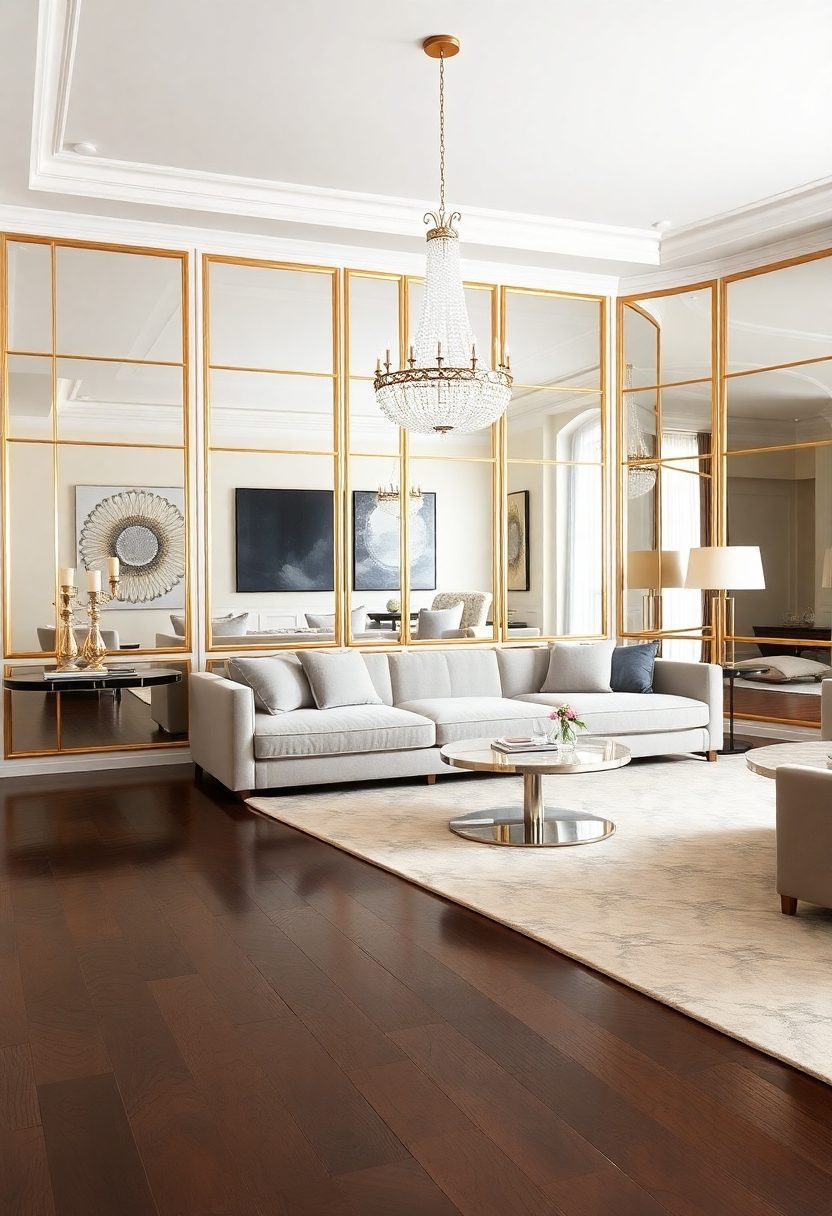 10+ Luxury Wall Panelling Ideas for a Luxe Look! 11 Luxury Wall Panelling Ideas: Exquisite Mirrored Wall Panelling