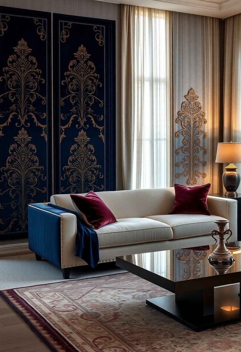 10+ Luxury Wall Panelling Ideas for a Luxe Look! 7 Luxury Wall Panelling Ideas: Luxurious Fabric Wall Treatments