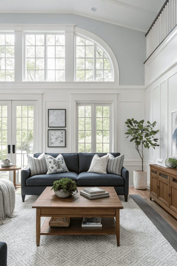 10+ Benjamin Moore Sea Salt Ideas The Secret to Calm Rooms! 6 Benjamin Moore Sea Salt Ideas: 6. Sea Salt with Deep Charcoal for a Chic Contrast