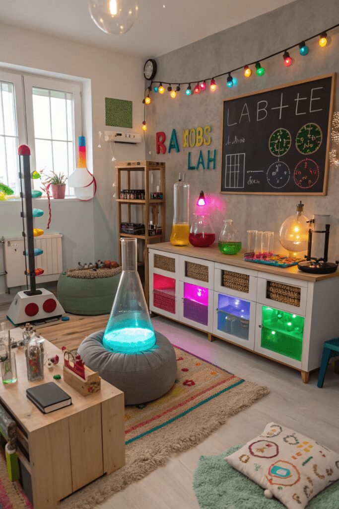 10+ Create the Perfect Daycare Room Ideas - Explore More! 4 Daycare Rooms Ideas: 4. Mad Scientist’s Laboratory
