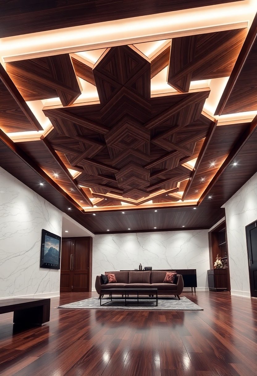 10+ Breathtaking Living Room False Ceiling Ideas You’ll Love Instantly 2 Living Room False Ceiling Ideas: Spectacular Suspended Ceiling Ideas