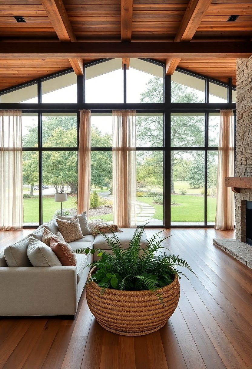 15 Nancy Meyers Living Room Ideas Secrets You’ll Love! 5 Nancy Meyers Living Room: Bringing the Outdoors in With Natural Elements