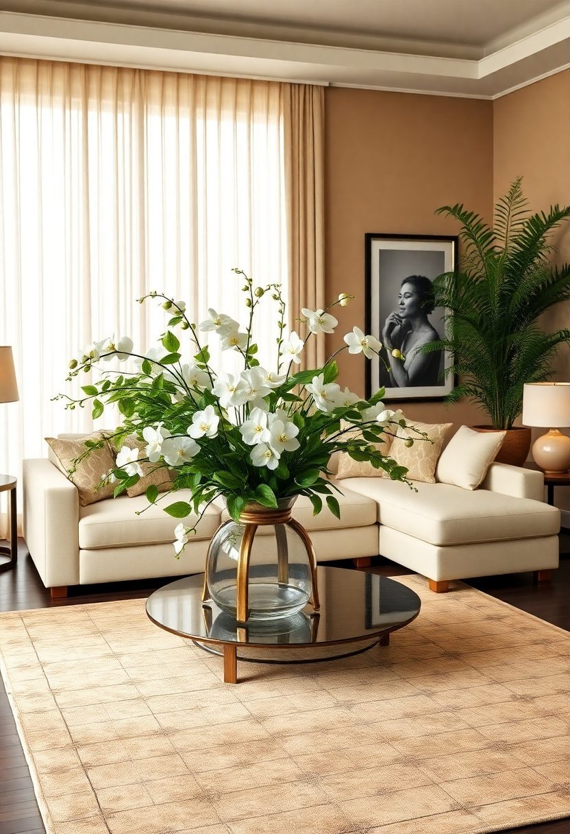 15 Nancy Meyers Living Room Ideas Secrets You’ll Love! 11 Nancy Meyers Living Room: Adding Plants for a Pop of Color and Freshness