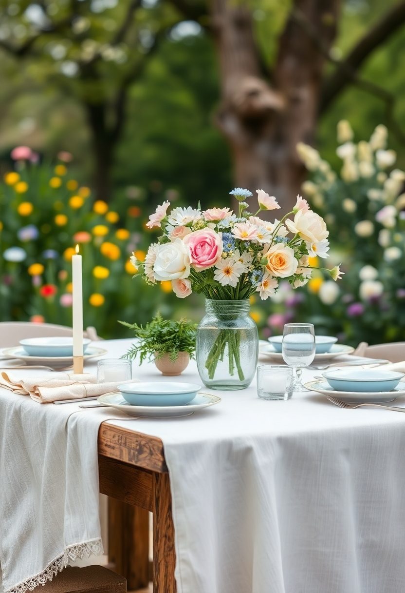 15 Easy & Stunning Spring Tablescapes Ideas to Impress! 13 Spring Tablescapes Ideas: Casual And Enchanting Spring Table Settings