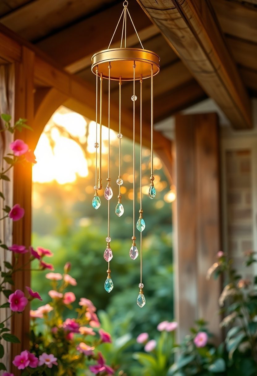 15+ Gorgeous Spring Porch Decor Ideas You’ll Want to Copy! 18 Spring Porch Decor Ideas: Whimsical Wind Chimes