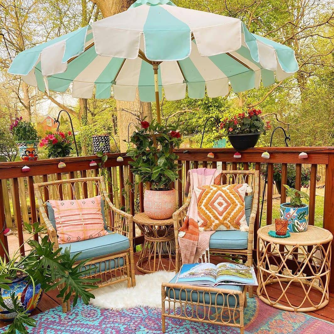 24 Stunning Boho Patio Ideas That Wow in 2025 13 Vibrant Boho Balcony