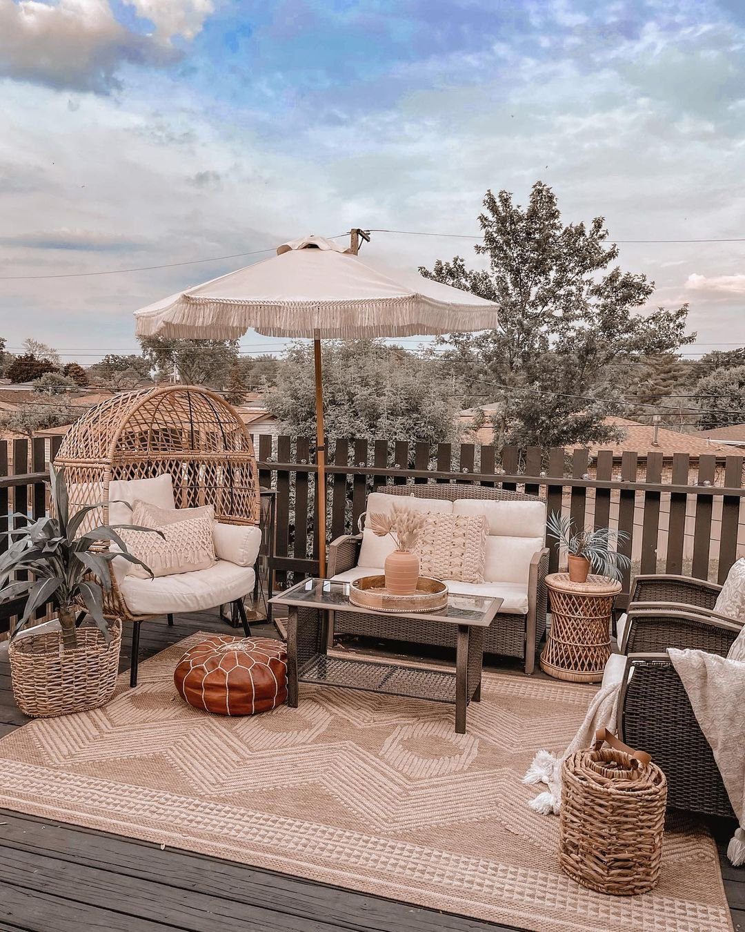 24 Stunning Boho Patio Ideas That Wow in 2025 15 Sunset Bohemian Rhapsody