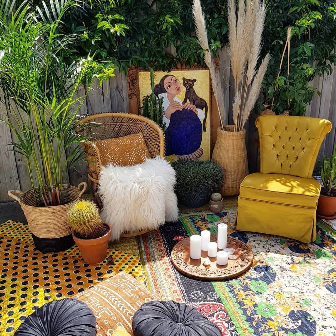 24 Stunning Boho Patio Ideas That Wow in 2025 1 Eclectic Textile Charm - Bohemian Outdoor Patio