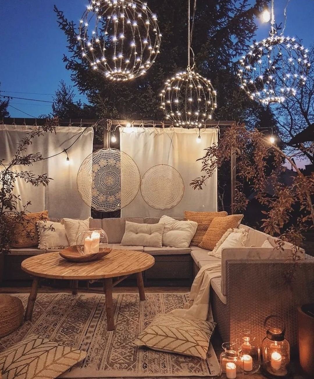 24 Stunning Boho Patio Ideas That Wow in 2025 19 Fireside Bohemian Bliss
