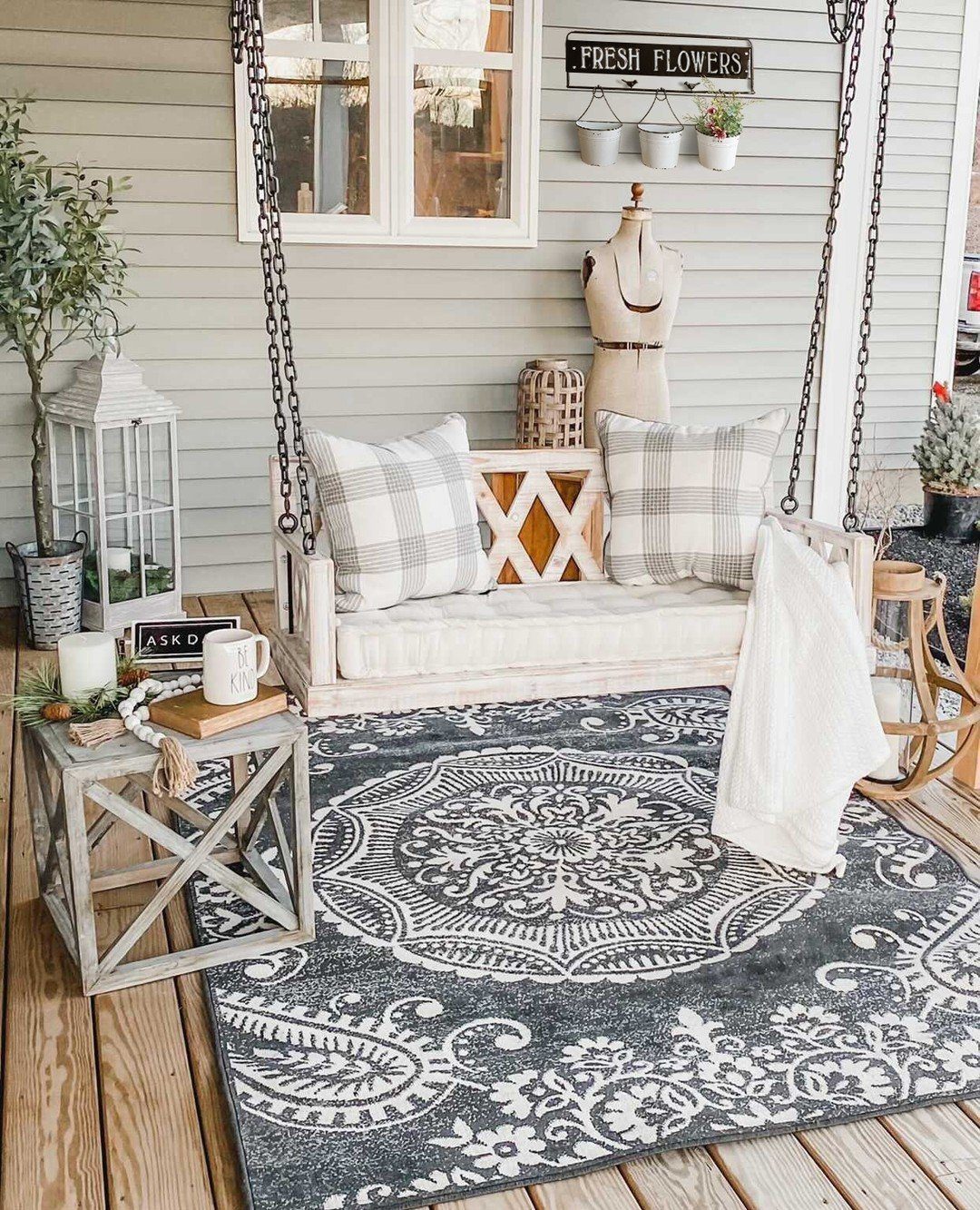 24 Stunning Boho Patio Ideas That Wow in 2025 22 Rustic Charm Swing