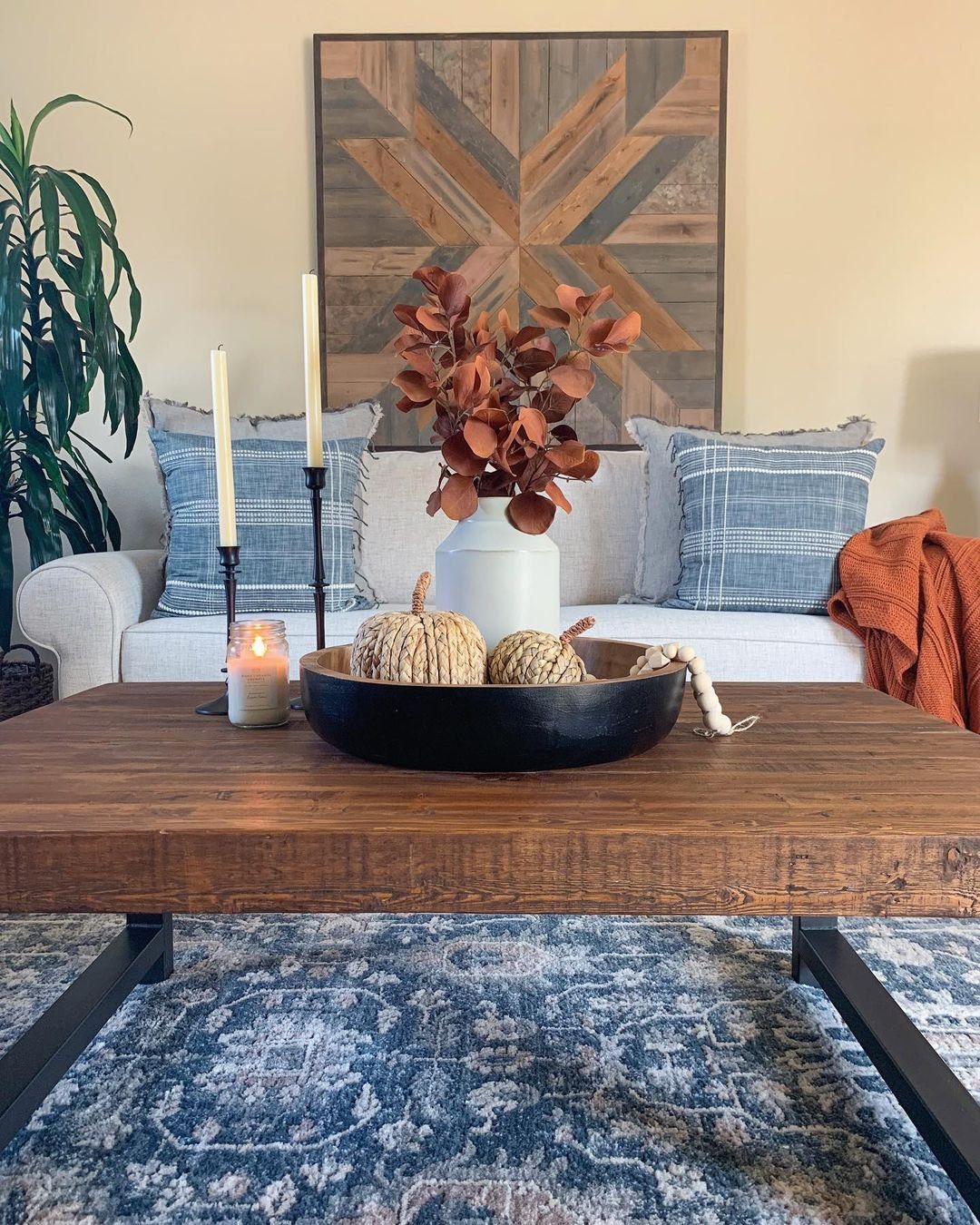 Jaw-Dropping Fall Coffee Table Decor for 2025! 16 Modern Rustic Fall Centrepiece