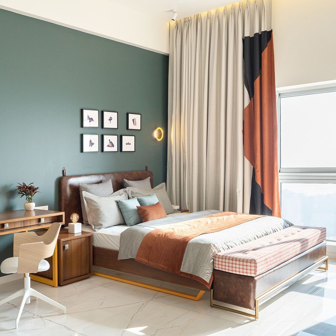Blinds vs Curtains: Which Wins in 2025? 2 bedroom with floor to ceiling curtains