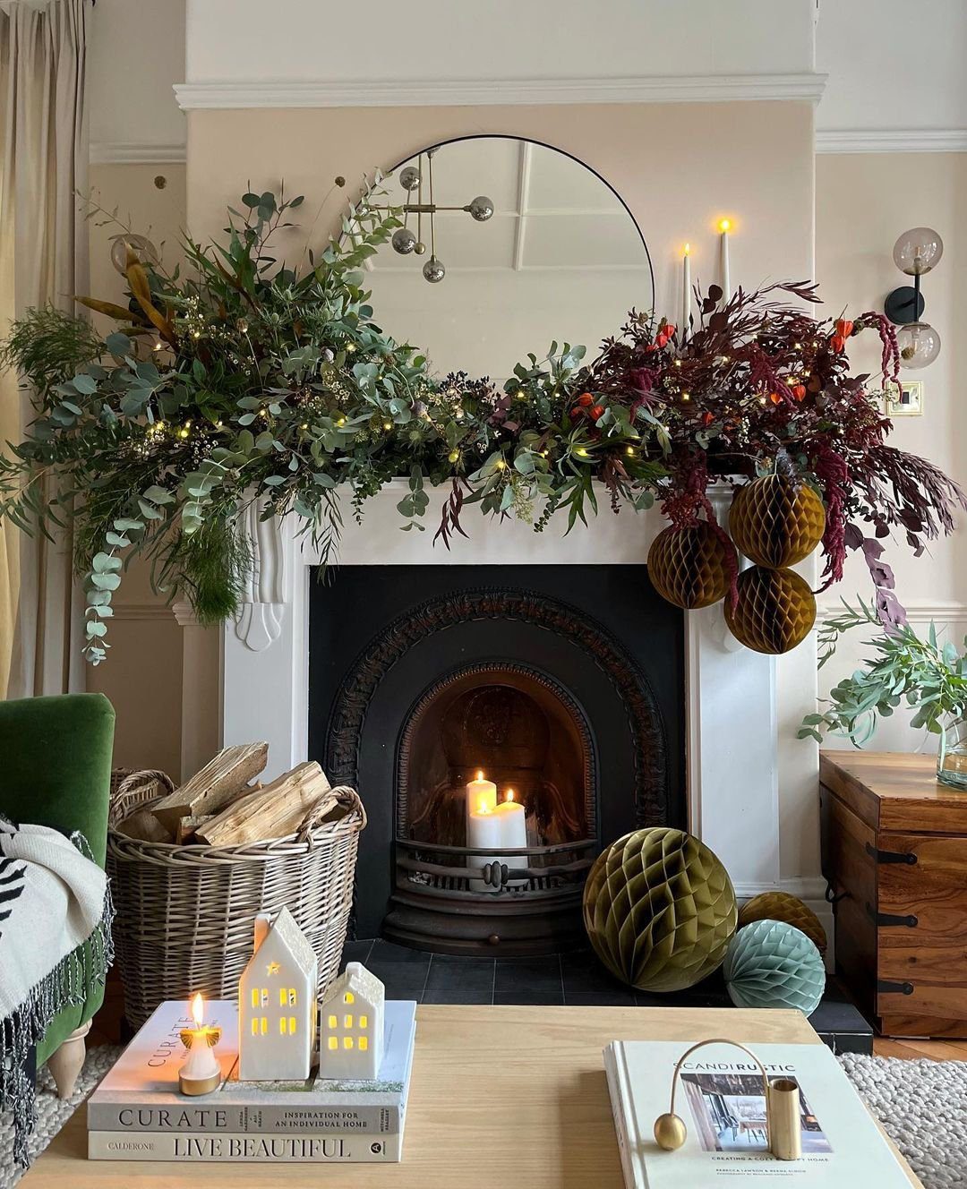 25 Jaw-Dropping Christmas Mantle Garlands for 2025 2 Greenery and Glow