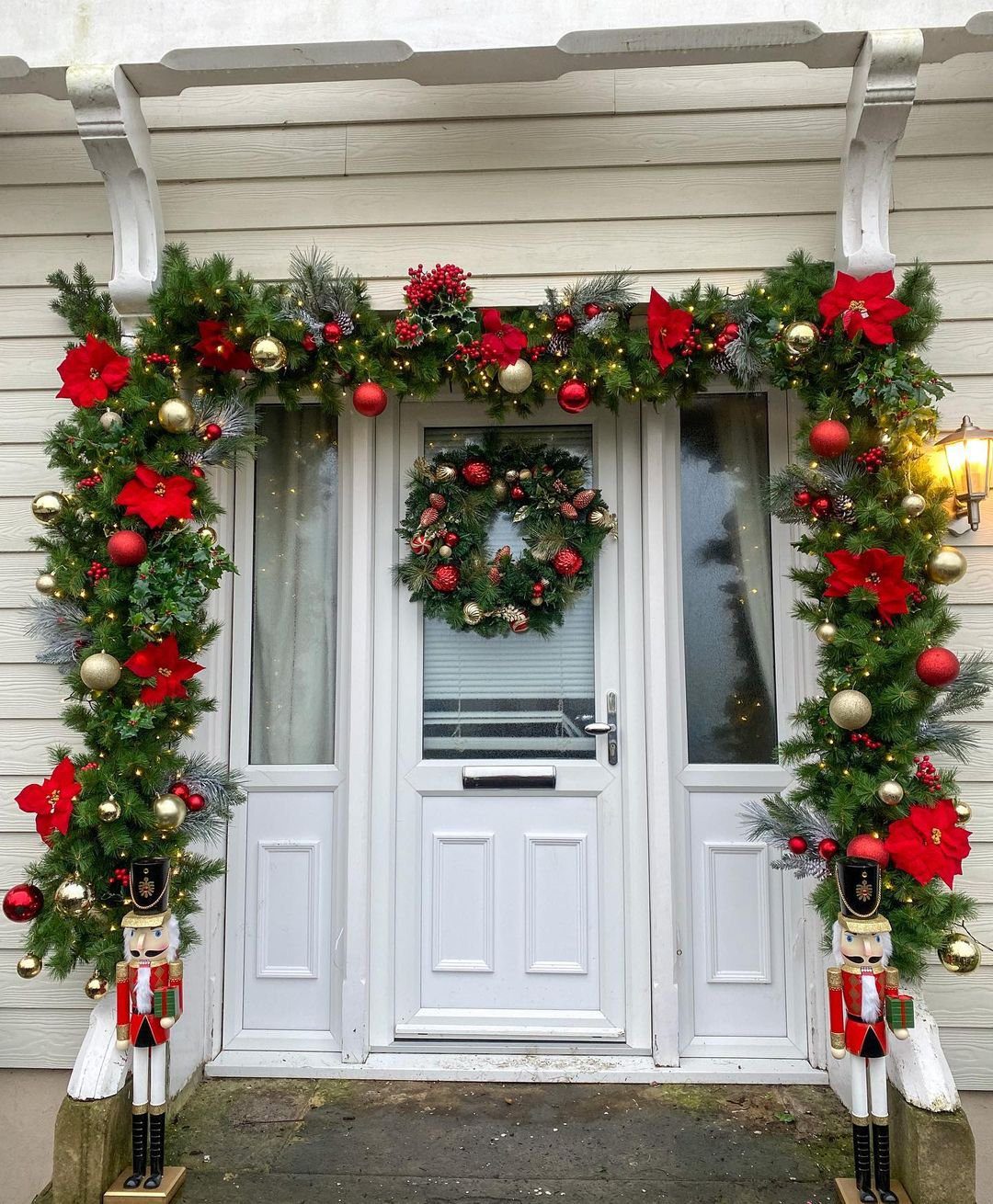 Stunning Christmas Door Garlands to Wow in 2025 9 Nutcracker Classic Cheer