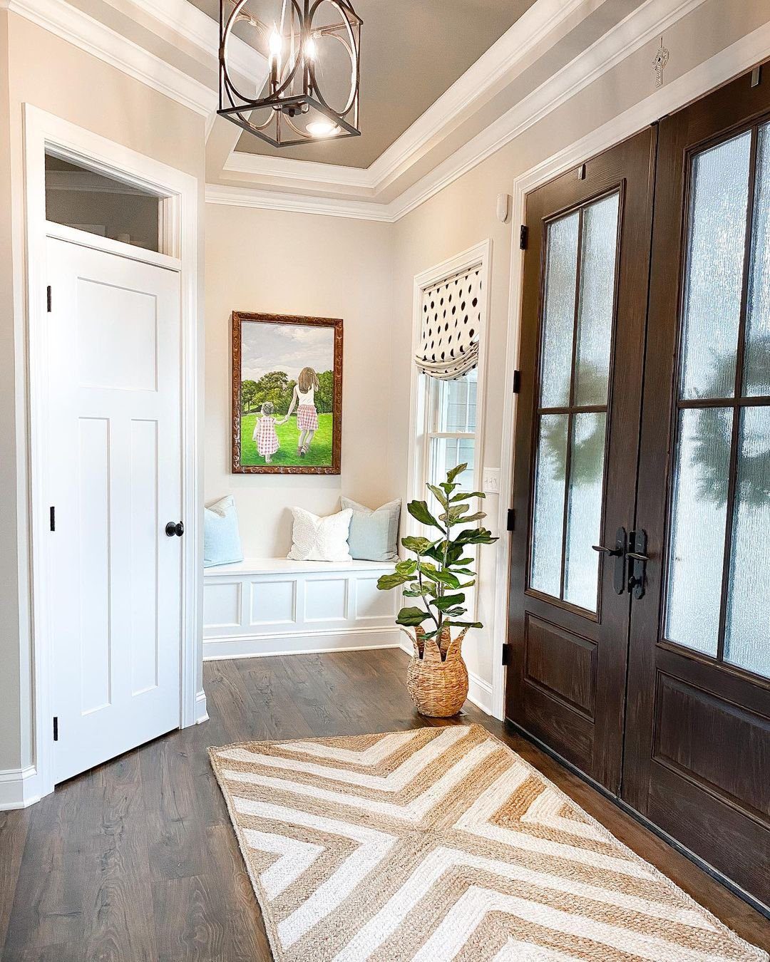 Stunning Entryway Rugs That Wow in 2025 17 Bold chevron pattern Rug for Modern Warmth