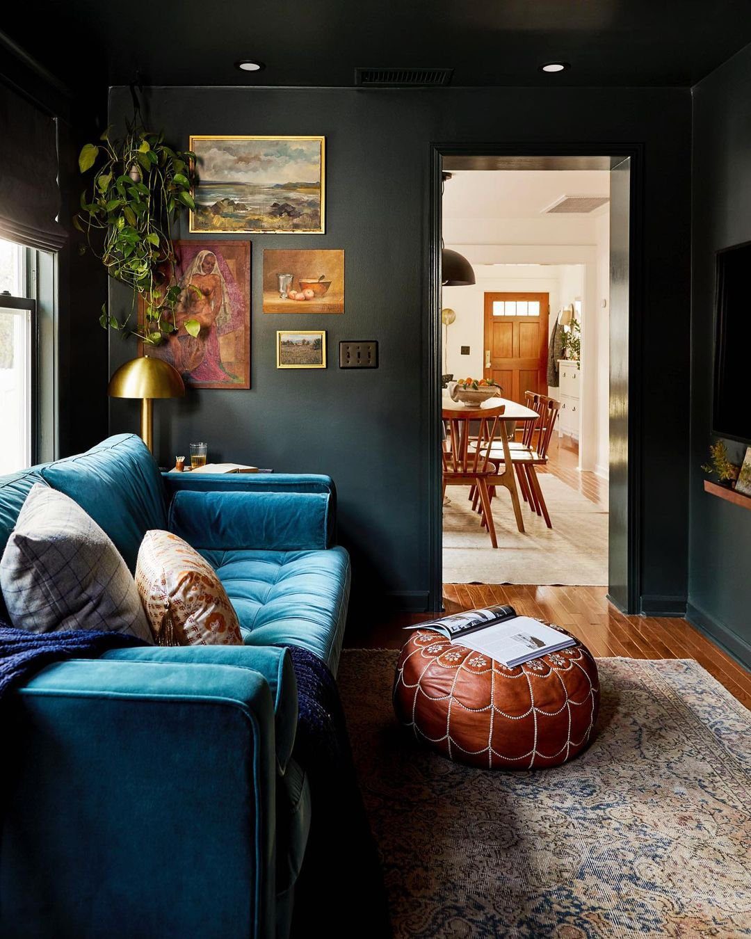 Jaw-Dropping Jewel Tone Living Rooms for 2025 19 Happy Home Cozy Jewel-Tone Retreat